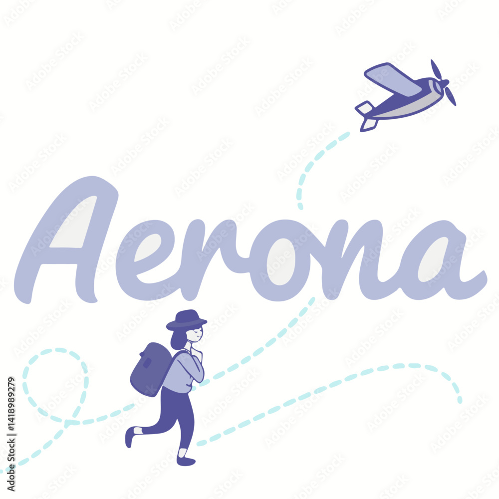 Fototapeta premium Aerona Where Innovation Meets the Air of the Future