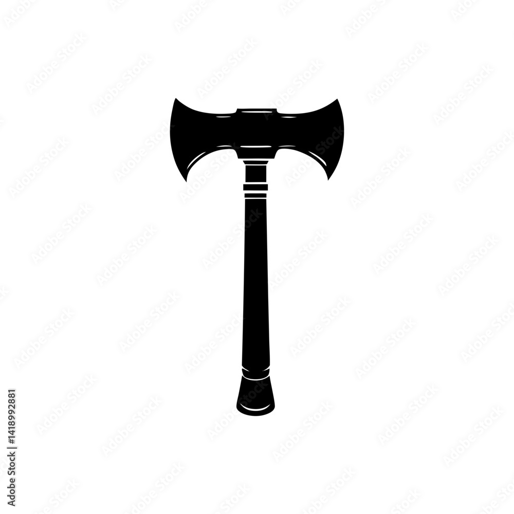 Hammer Silhouette vector illustration Hammer Silhouette vector illustration