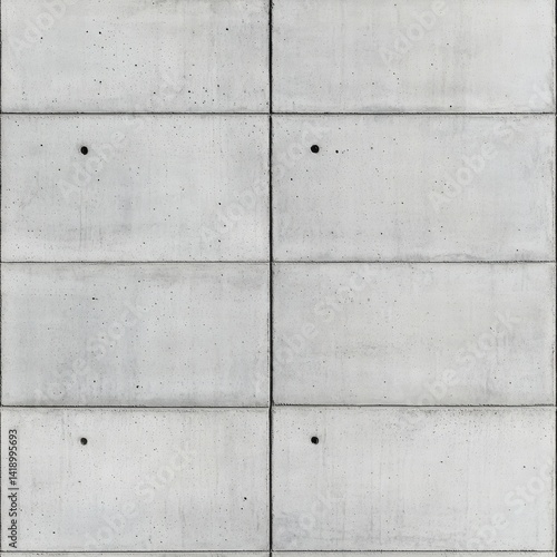 Concrete surface showcasing seamless gray texture with industrial appeal and a rough matte finish