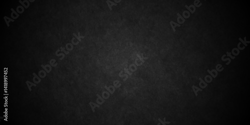 Dark Black background texture, old vintage charcoal black backdrop wall grunge design. Abstract black wall surface, black stucco texture. Black gray satin dark texture luxurious background.