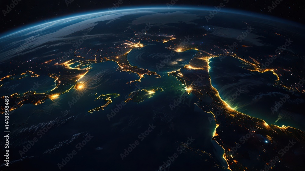 Fototapeta premium earth in space