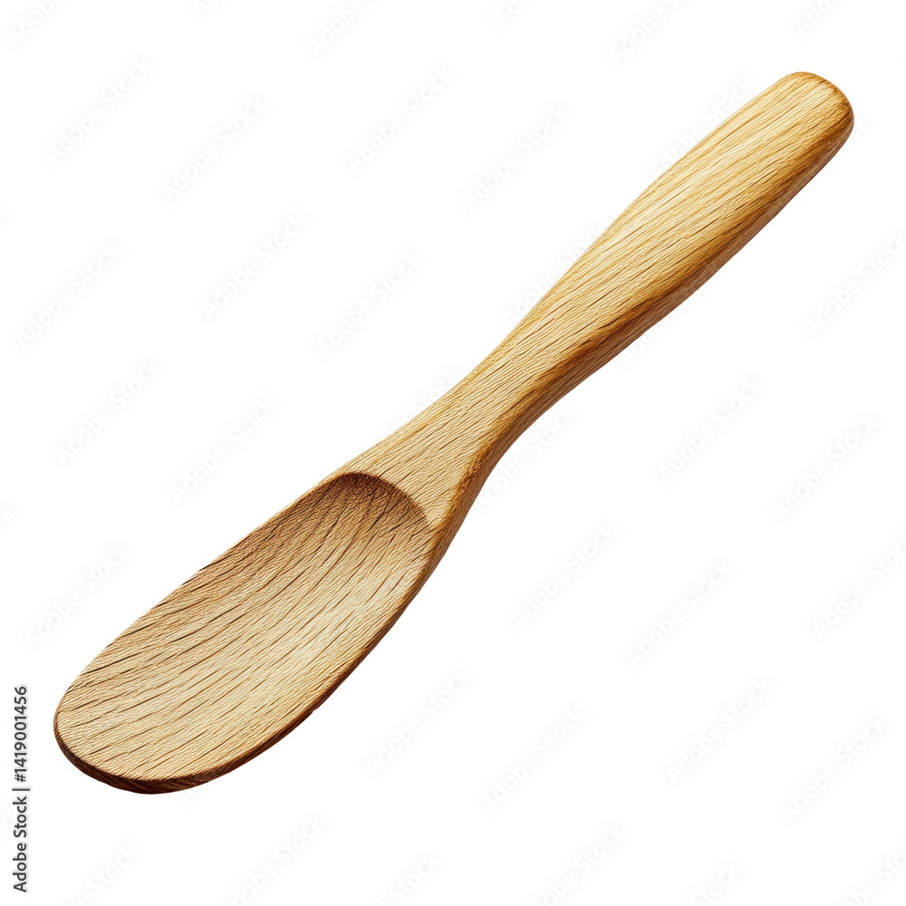 A Wooden Butter Knife Isolate... on a transparent background A Wooden Butter Knife Isolate... on a transparent background