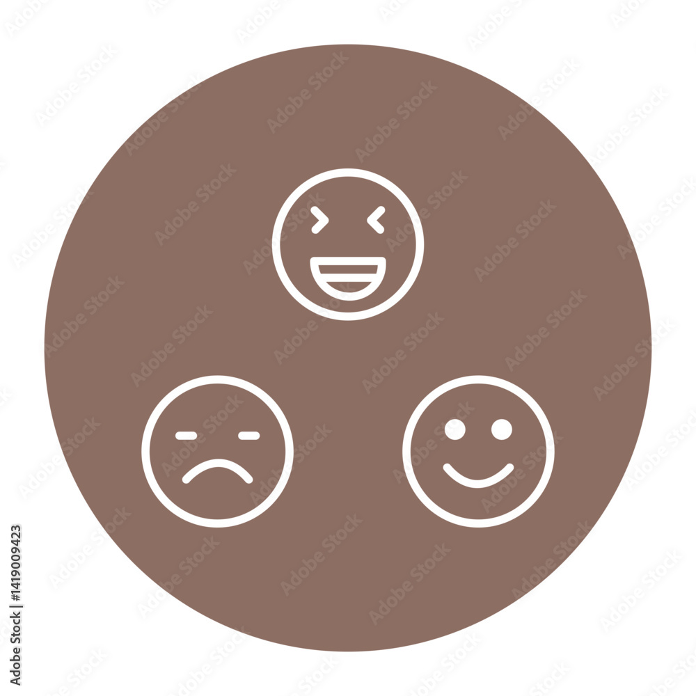 Fototapeta premium Emotion Icon