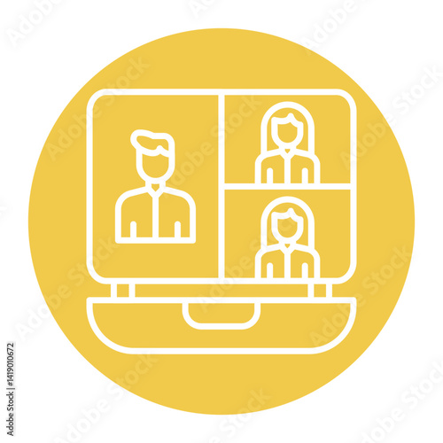 Online Meeting Icon