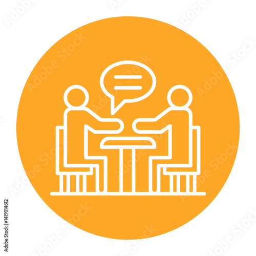 Face to Face Contact Icon