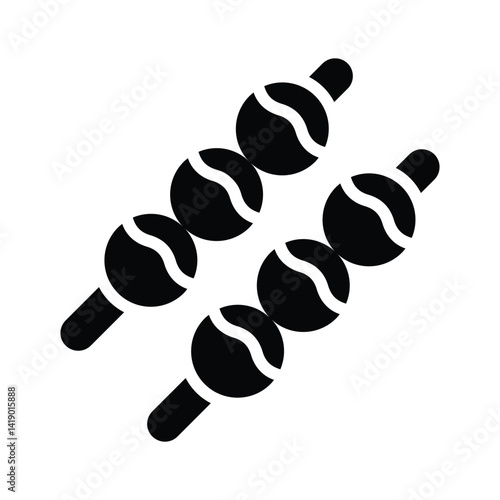 Grab this well designed glyph icon of dango balls