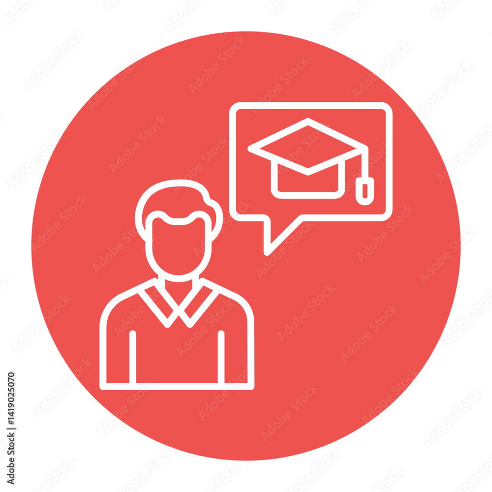 Academic Advisor Icon Academic Advisor Icon