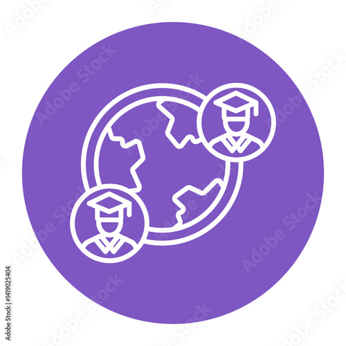 Exchange Student Program Icon
