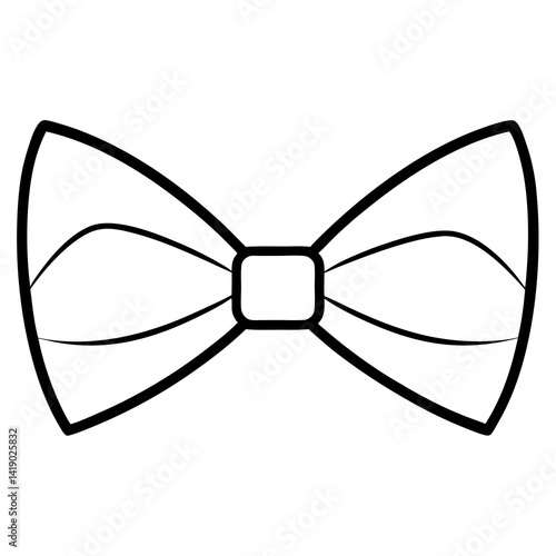 "Bowtie Vector AI Design File – Clean White Background for Professional Graphics Projects"