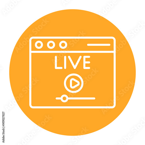 Live Streaming Icon