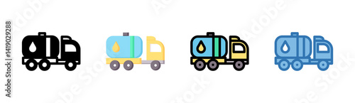 Oil Truck Icon