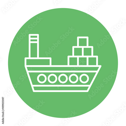 Cargo Barge Icon