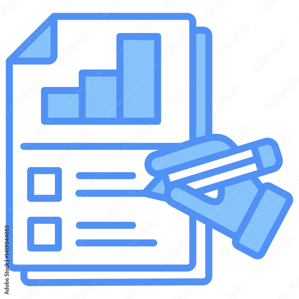 Obraz premium Project Evaluation Icon