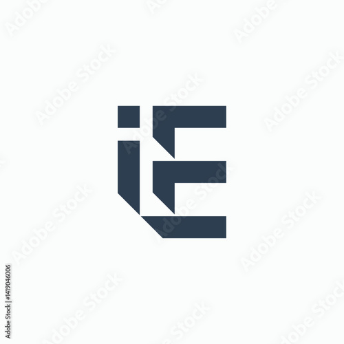 Obraz na plátně ie Logo Template vector illustration