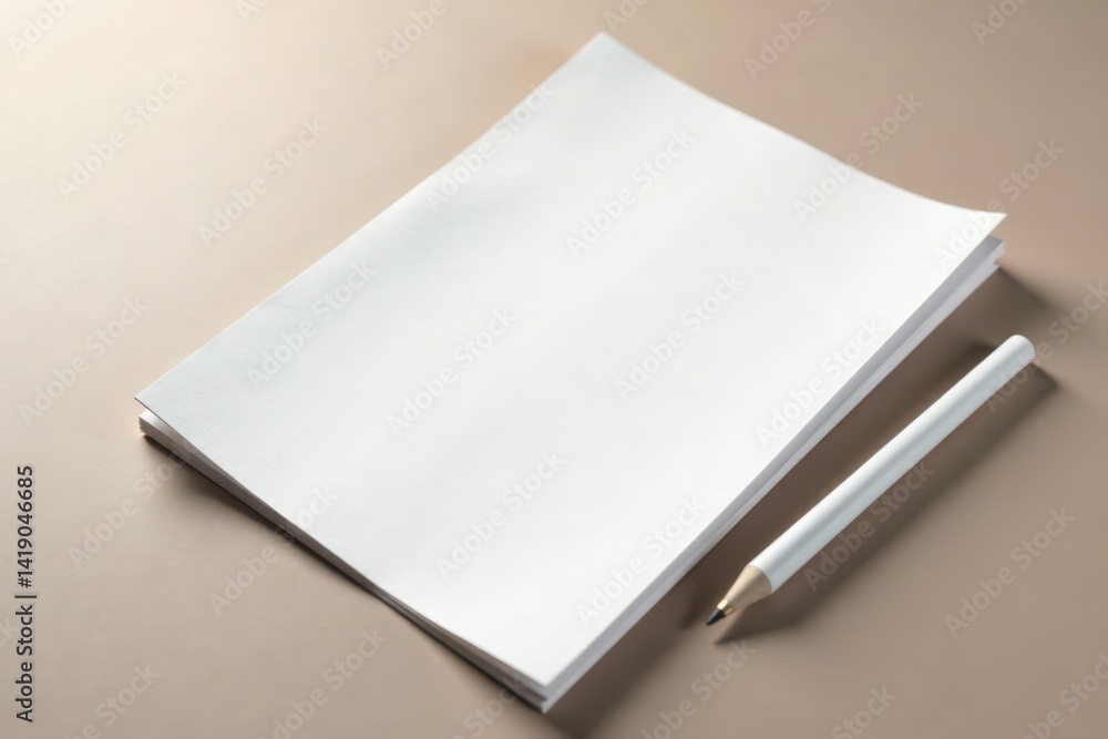 Crisp white paper, precisely folded, clean lines , blank, minimalist Crisp white paper, precisely folded, clean lines , blank, minimalist