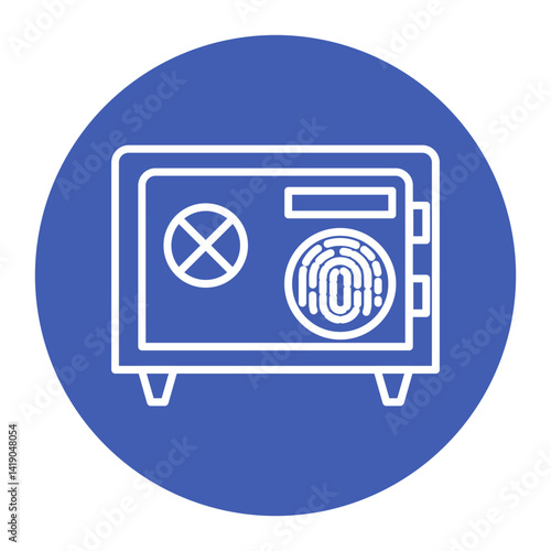 Biometric Safety Box Icon