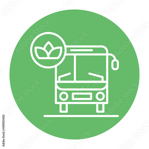 Sustainable Transportation Icon