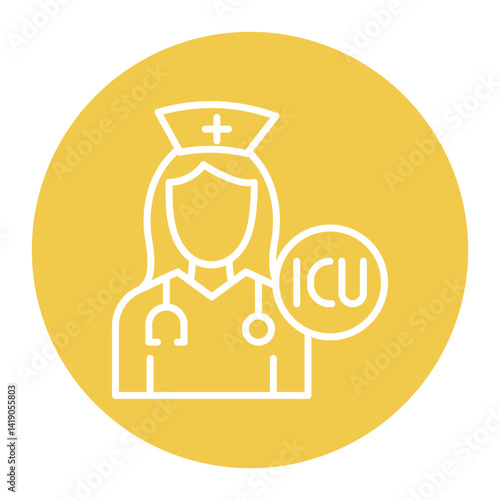 ICU Nurse Icon