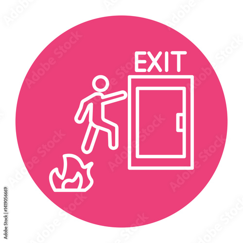 Emergency Exit Icon