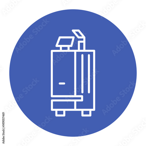 Disinfection Robot Icon
