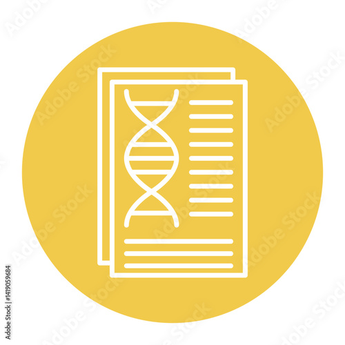 Genetic Data Icon