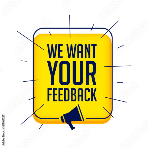 comic style customer comment and feedback background for gathering information