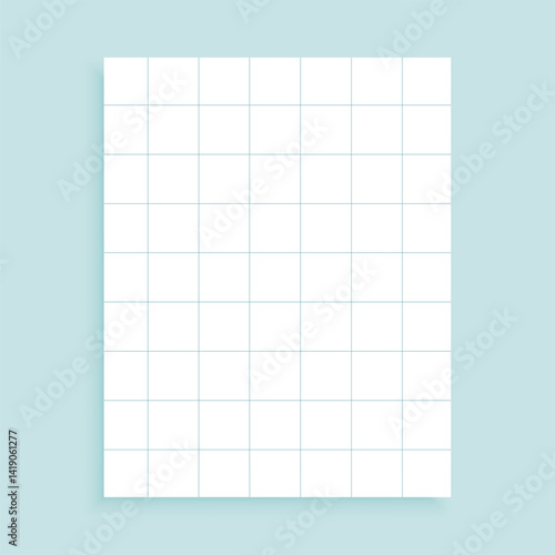 big square mathematic notebook paper template