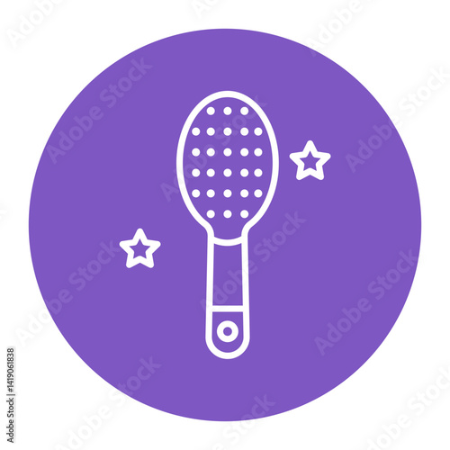 Baby hairbrush Icon