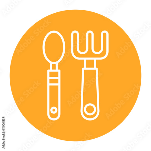 Baby cutlery Icon