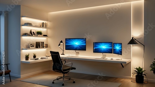 Wallpaper Mural modern living room Torontodigital.ca