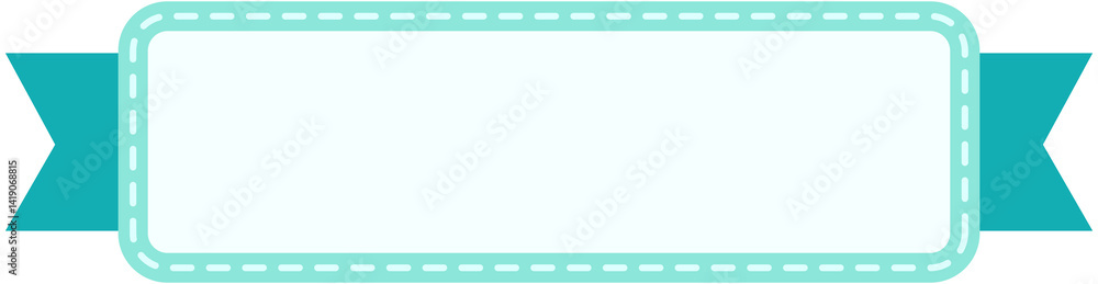 Dashed Deco Ribbon Title Frame
Dashed Deco Ribbon Title Frame