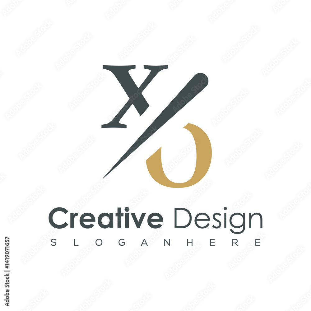 initial monogram logo with creative design. initial monogram logo with creative design.