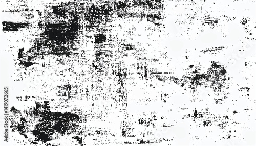 Wallpaper Mural Grunge overlay layer. Abstract black and white vector background. Grunge grain texture effect. Rough black and white texture vector. Torontodigital.ca