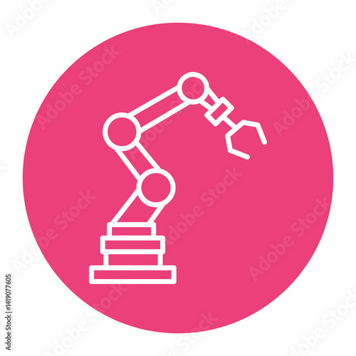 Industrial Robot Icon