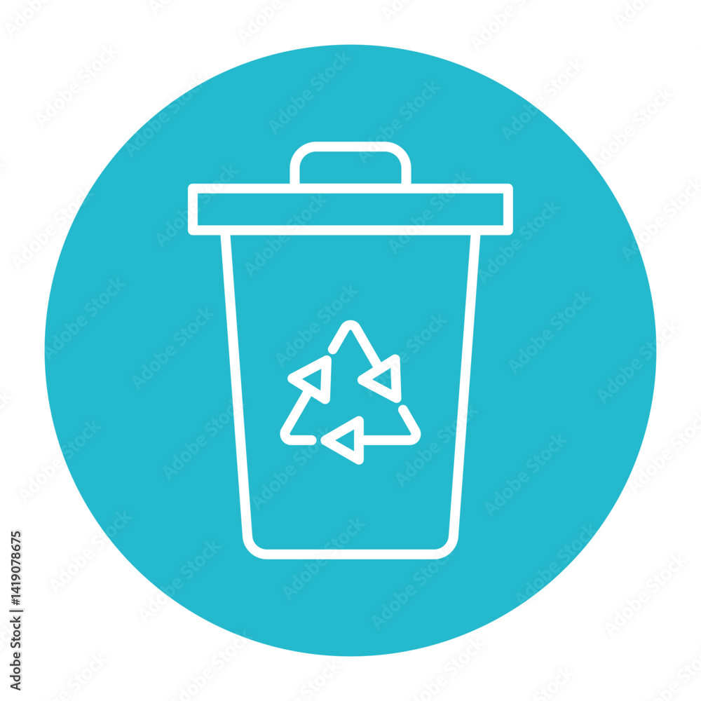 Recycling Bin Icon Recycling Bin Icon
