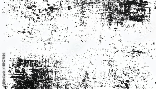 Wallpaper Mural Grunge overlay layer. Abstract black and white vector background. Grunge grain texture effect. Rough black and white texture vector. Torontodigital.ca