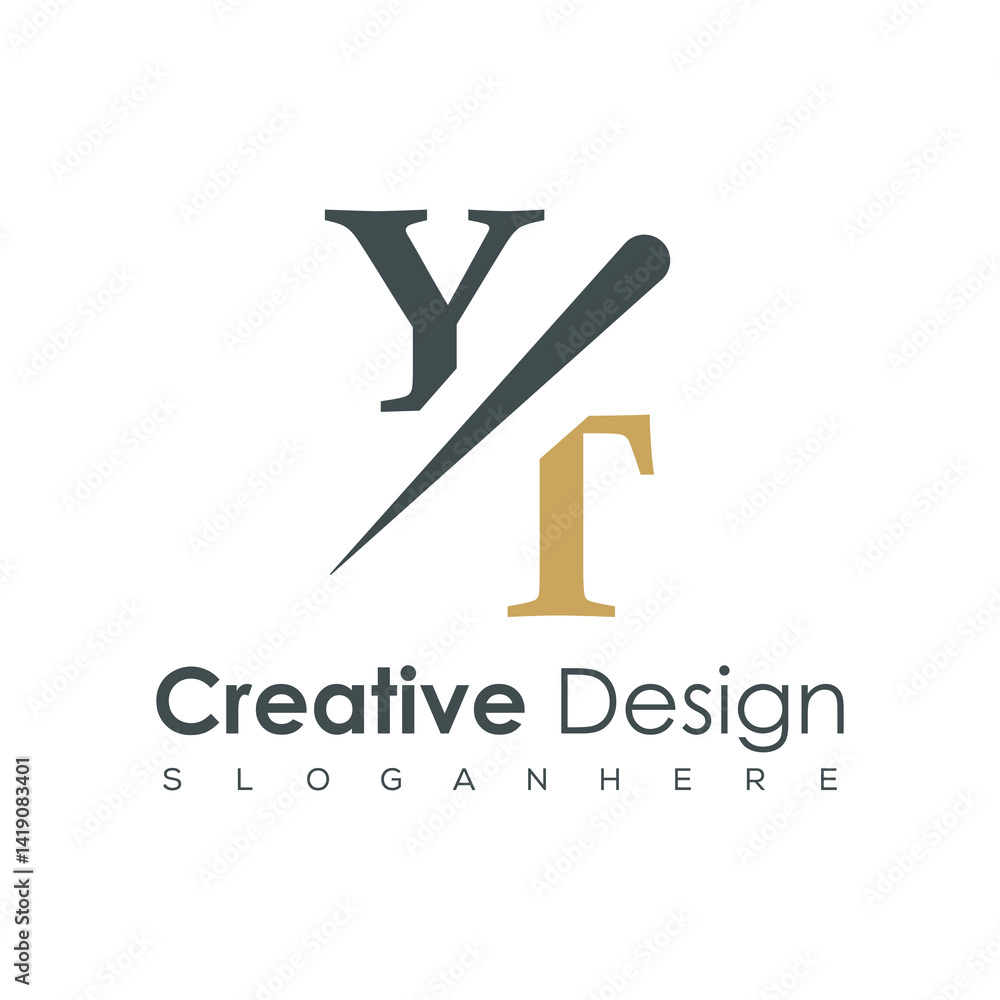 initial monogram logo with creative design.