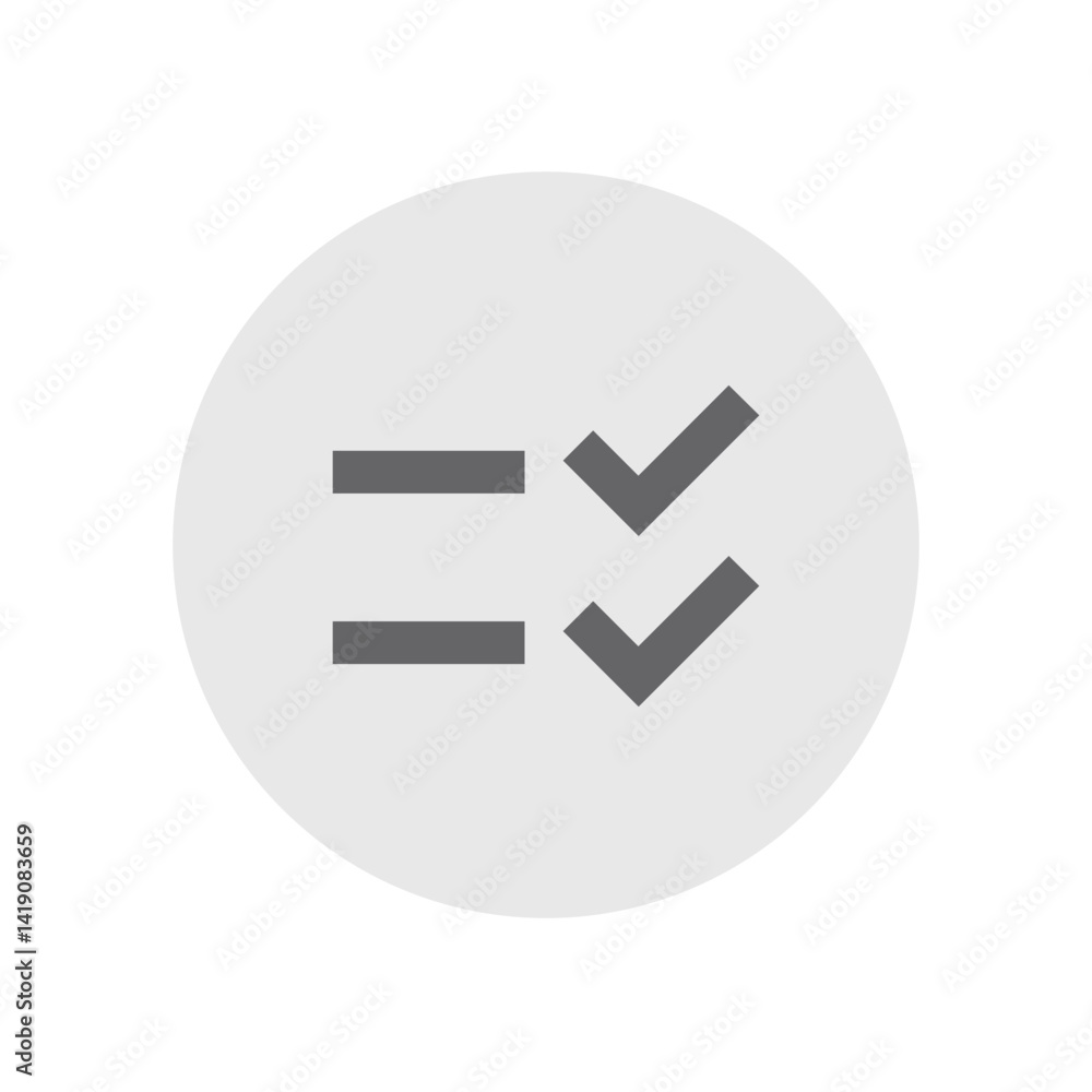 Checklist RTL Outlined Icon Checklist RTL Outlined Icon