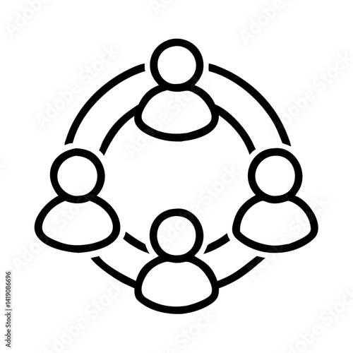 Teamwork collaboration group people network connection social circle community cooperation unity support