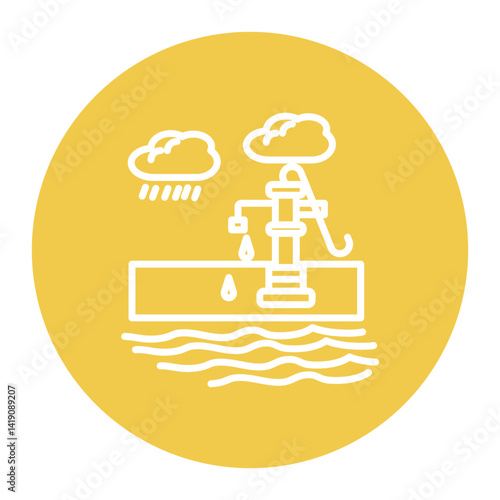 Groundwater Recharge Icon