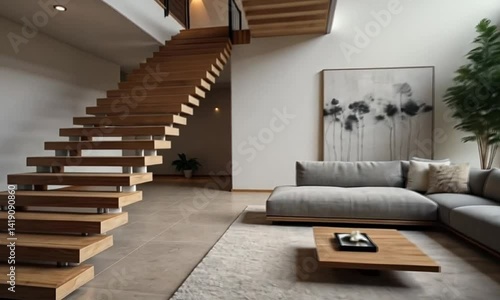 Wallpaper Mural A Glimpse from the Left The Harmony of Height and Space Torontodigital.ca