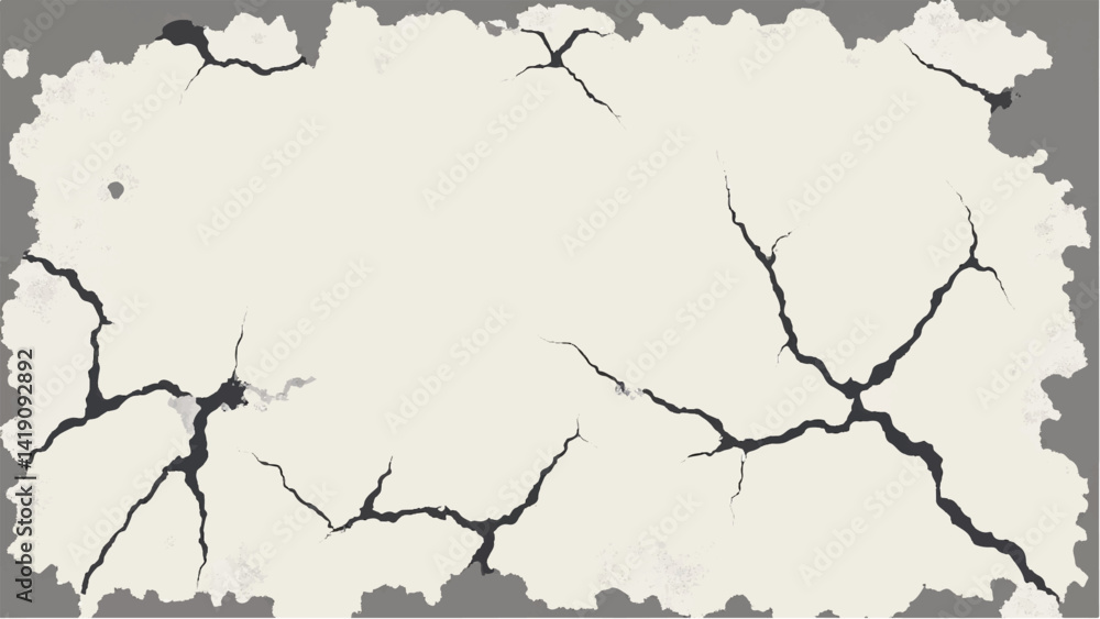 Cracked background. Old wall background with cracks. Vector illustration. Abstract illustration of cracked wall. Cracked background. Old wall background with cracks. Vector illustration. Abstract illustration of cracked wall.