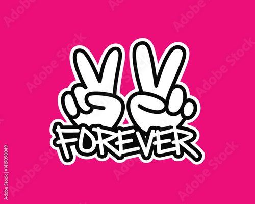 2d vector illustration card happy celebration day best friend forever design printable with lettering and design element 
