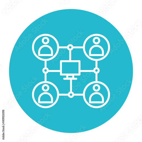 Information Flow Icon