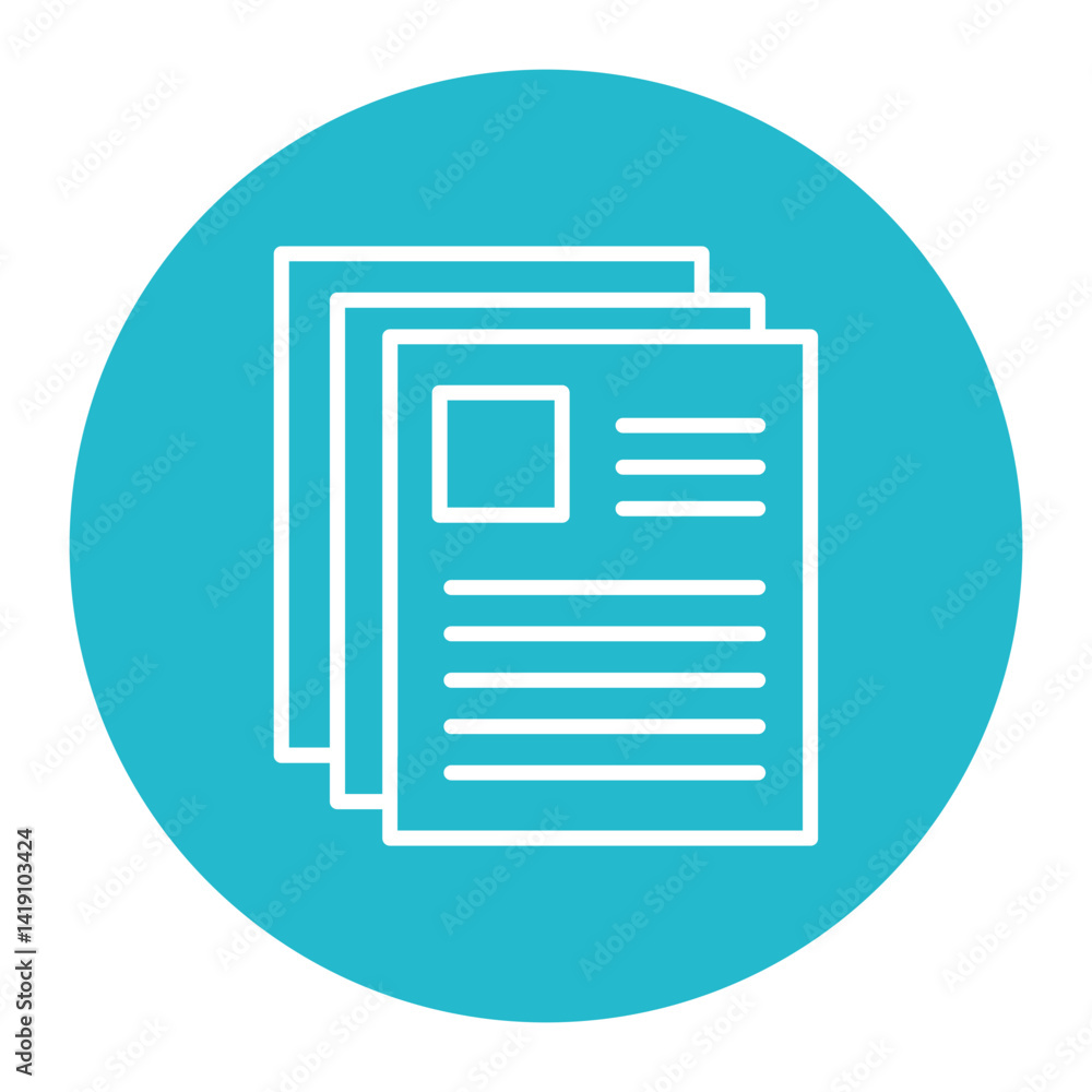 Data Journalism Icon Data Journalism Icon