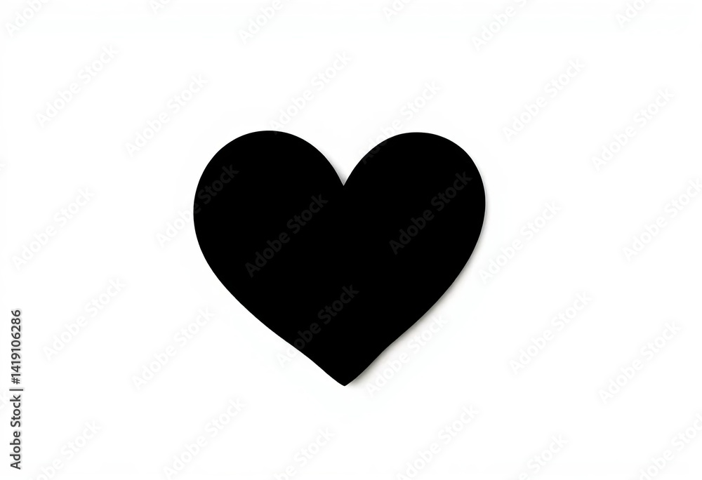 Single continuous line minimalist black heart on white background, black line, love Single continuous line minimalist black heart on white background, black line, love