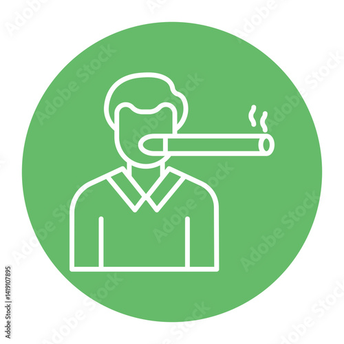Tobacco Addiction Icon