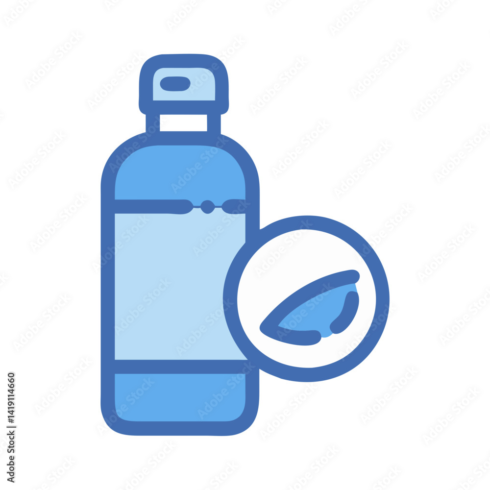 Natural Remedy Bottle with Leaf, Health and Wellness Natural Remedy Bottle with Leaf, Health and Wellness