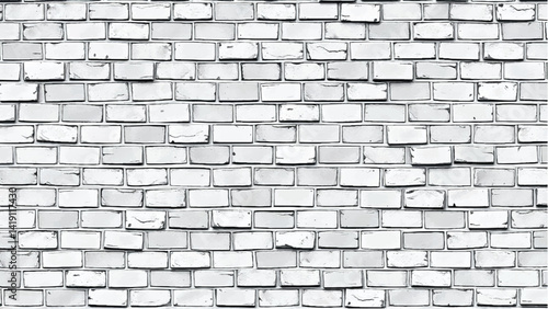 Texture of a brick wall. Gray brick wall abstract background. 