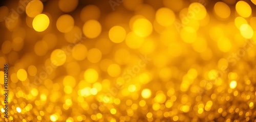 Shimmering gold texture with bokeh lights, ideal for celebratory designs, metallic, gold